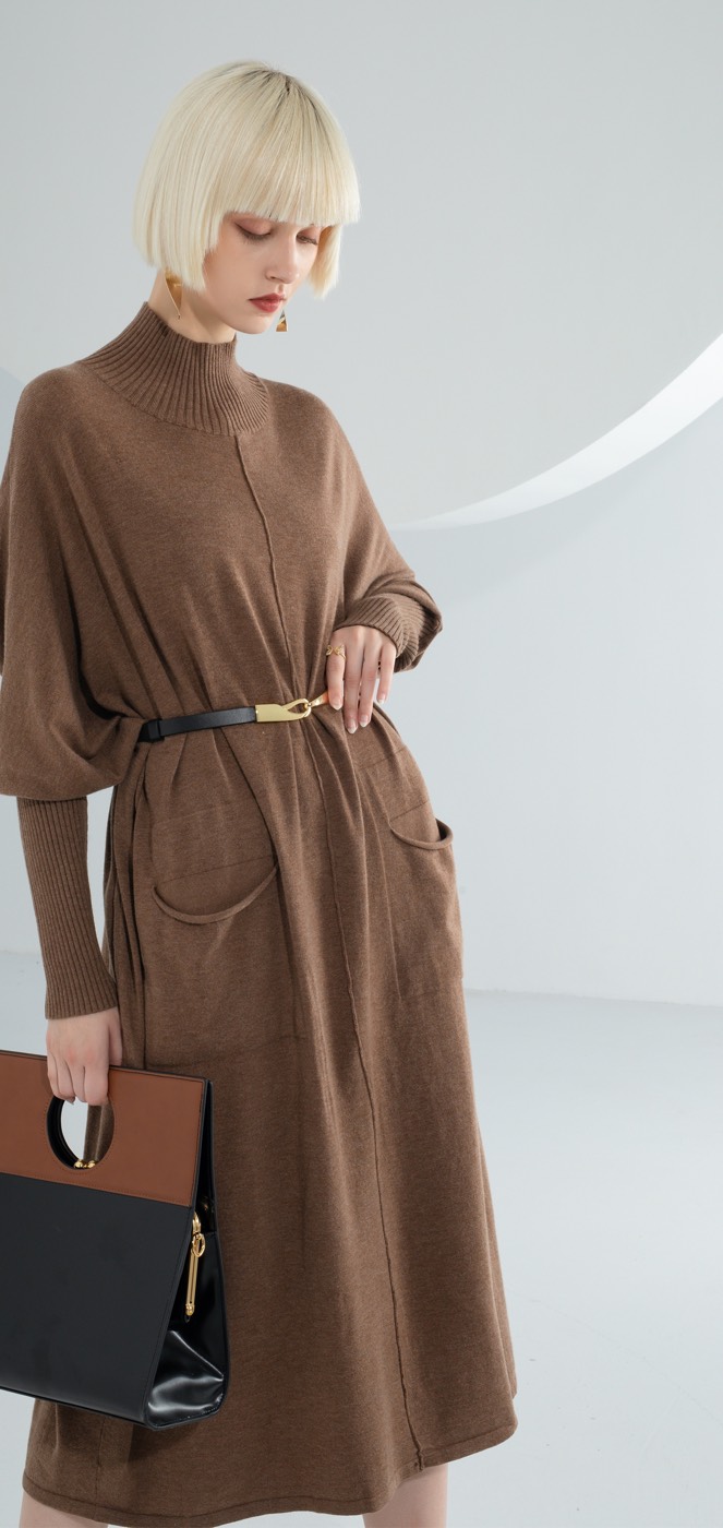 Style 22863, on a model, another colourway