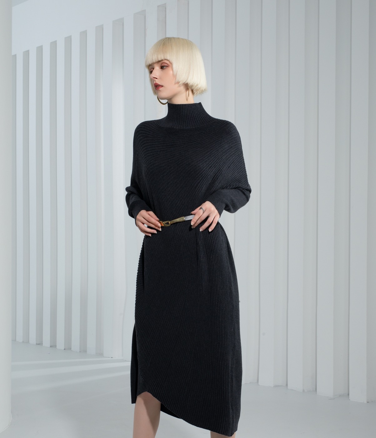 Style 22866, on a model, another colourway