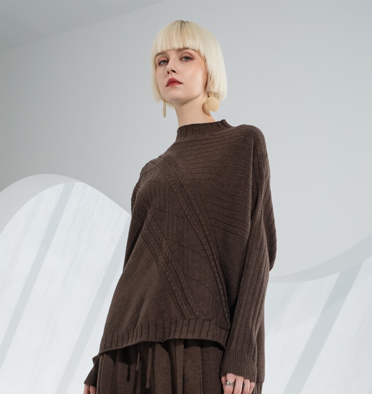 Style 22881, on a model, front view