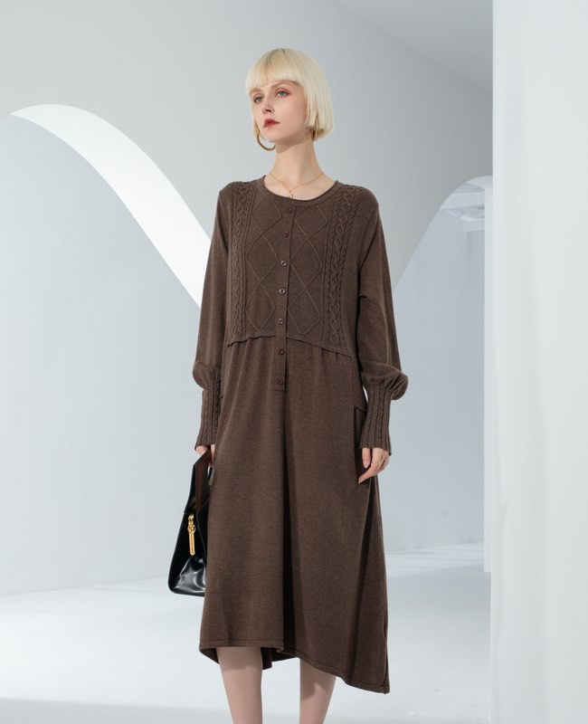 Style 22897, on a model, front view